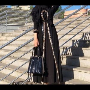 Modesty open abaya